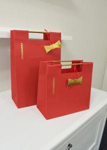 Quality FSC Compostable 110gsm Gift Kraft Paper Bag wholesale