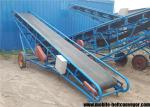 Loading Bulk Portable Belt Conveyor Systems , Light Portable Belt Conveyors For