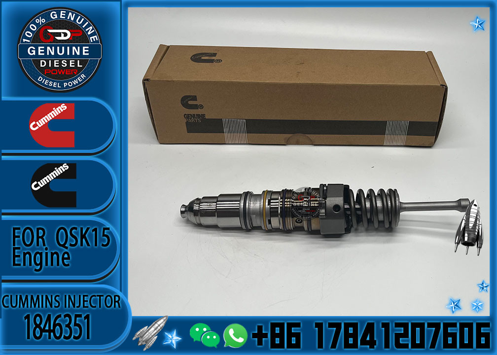 Original High quality diesel fuel injector QSK15 1846350 1846351 4954646 for cummins