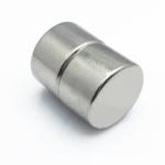 Circular N42 Neodymium Disc Magnets Black Epoxy Coated permanent