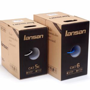 Quality 75°C Temperature CAT5E Lan Cable 100MHz 1000Mbps RoHS PVC Outer Jacket wholesale