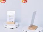 Bevel Wood Base Acrylic Poster Holder Acrylic Document Holder Acrylic Signage