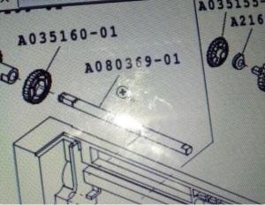 Quality A080369 Noritsu Minilab Spare Part Shaft wholesale