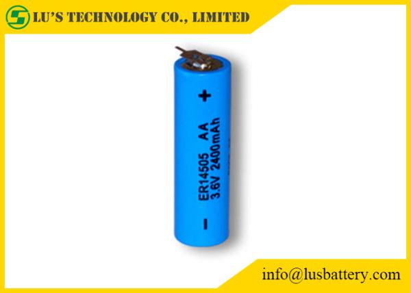 ER14505 Size AA 3.6 V 2.4Ah Lithium Thionyl Chloride Battery 3.6v 2400mah
