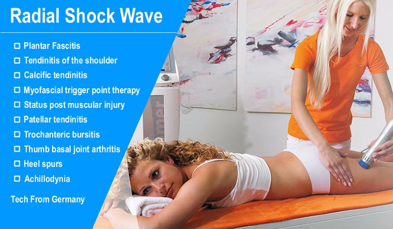 acoustic wave therapy magnetic wave therapy ultrasonic slimming equipment