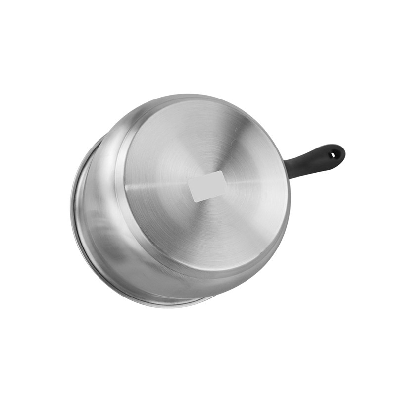 201 stainless steel milk soup pot casserole cookware with long handle