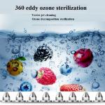 Ozone Fruit And Vegetable Washing Machine 200KG/H Stainless Steel 304 Material