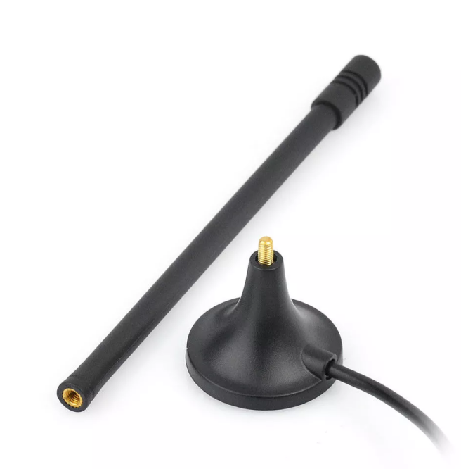 Rubber Duck Omni 900/1800 MHZ GSM Antenna 56g Weight High Gain With Magnetic Base