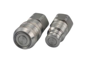 Quality NPT 0.75 Inch IATF16949 Standard Steel Flat Face Coupler wholesale