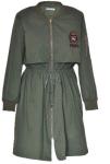 Long Length Thin Cool Womens Coats Street Style Waist String Fasten