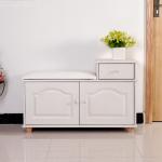 MDF Panel Shoe Cabinet Stool