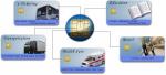 SLE4442 RFID plastic pvc smart contact chip Card