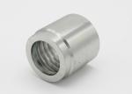 Silver / Golden Hydraulic Hose Fitting , Hydraulic Pipe Fittings Galvanized Zinc