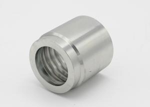 Quality Silver / Golden Hydraulic Hose Fitting , Hydraulic Pipe Fittings Galvanized Zinc Appearance wholesale