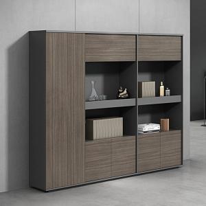 Quality 87 Inch Executive Office Wooden Filing Cabinets With Wardrobe wholesale