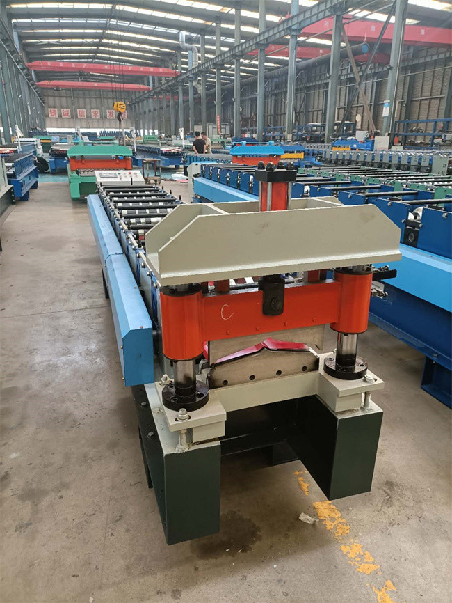 Metal Color Steel Arch Ridge Cap Roof Roll Forming Machine For Ridge Capping Tile