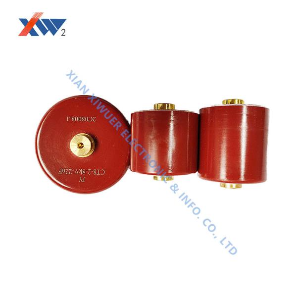 High Voltage Screw Terminal Doorknob Capacitors 30kV 5000pF For Temperature