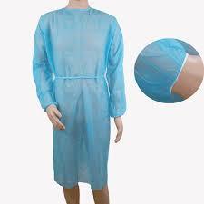 Quality Unisex Disposable Medical Gowns Biodegradation Fluid Resistant Non Sterile wholesale