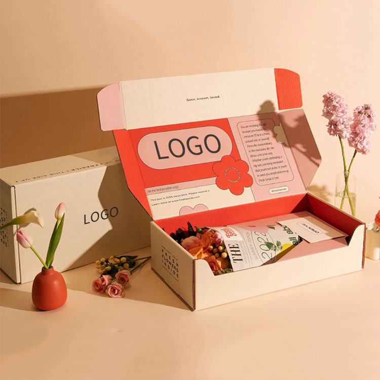 Recycled Materials Custom Logo Color Kraft Paper Airplane Box E Corrugated Folding Box