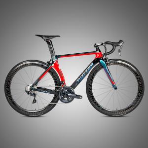 Quality Multi Color Carbon Fiber Road Bike R8000 Groupset Long Range High Carbon wholesale