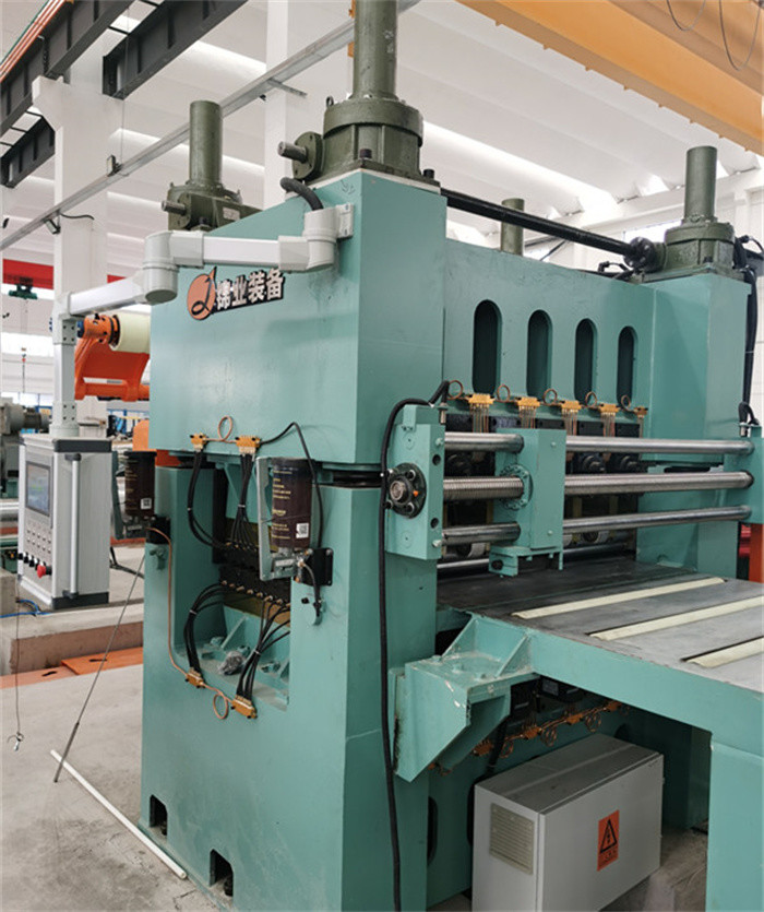 Automatic Rotary Shear Fly Cut To Length Line Stainless Steel 0.3 - 3 X 1000 200mm