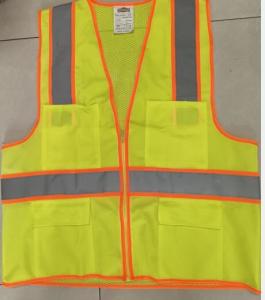 Quality Four Pocket Hi Vis Mesh Reflective High Visibility Mesh Vest wholesale