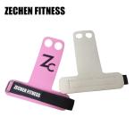 Gymnastics Palm Crossfit Carbon Fiber Hand Grips Pink 2mm Leather Fitness Gym