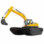 20T Small Hydraulic Excavator XCMG XE215S Amphibious Dredge Excavator