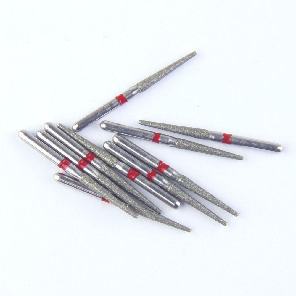 Dental Diamond Polishing Fine Burs 1.595mm Shank High Speed Negotiable Package