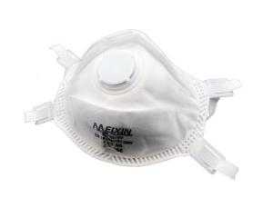 Quality White Color Valved Respirator Mask , N95 Respirator With Exhalation Valve wholesale