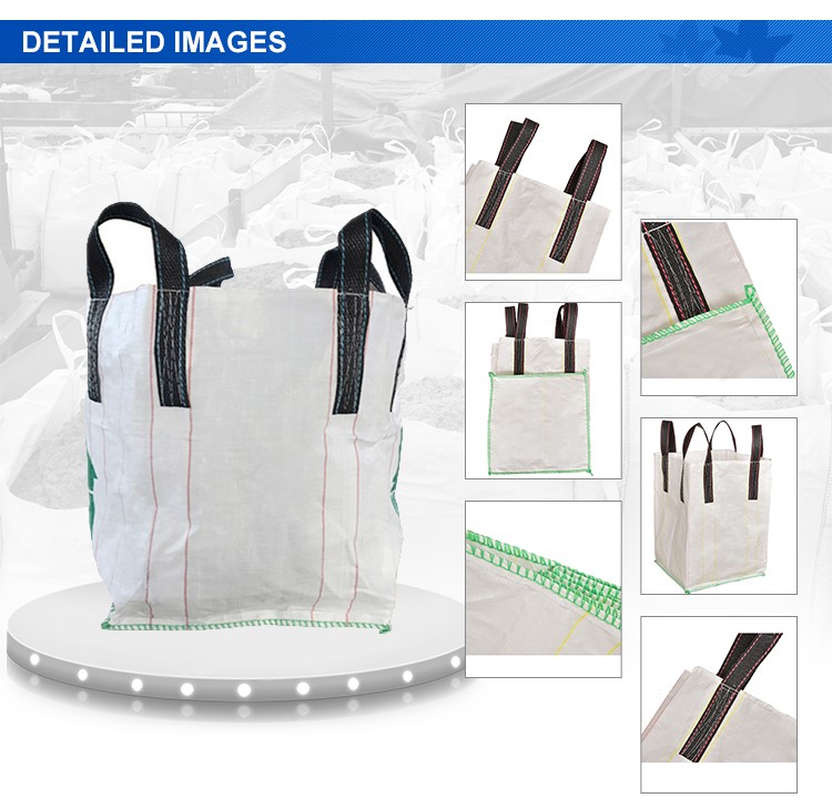 OEM 1 Ton Cement Jumbo Bags 5:1 Mortar Powder Virgin PP Jumbo Bags