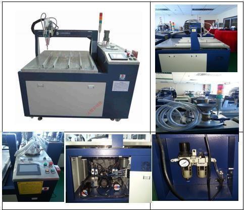 Electric Driven Electronic Parts Potting Mix Glue Machine for Double Components