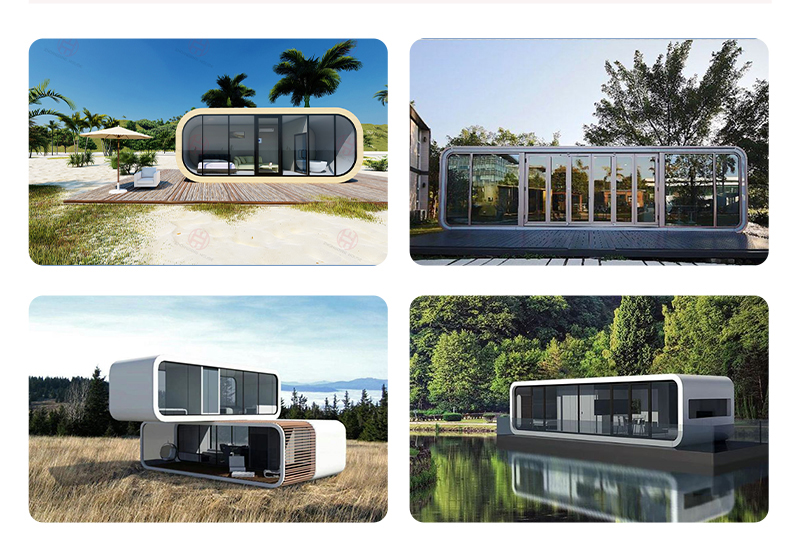Modern Design Luxury Capsule Mini Space Capsule Home with Online Technical Support