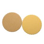 8 Inches Round Silver Gold Embossed Foil Cake Boards