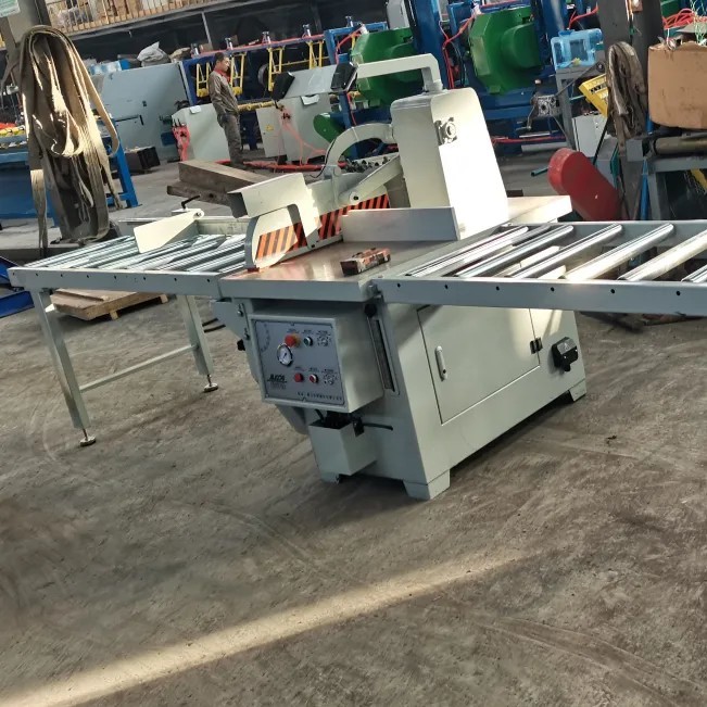 Automatic Wood Plank Edge Cross Cutting Double End Trim Saw Machine