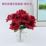 Indoor And Outdoor Decor Flowers Party Decoration Artificial Rose Flowers In Red
