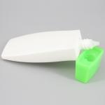 2.02oz/60ml HDPE Sunscreen Lotion Cream Bottle, Extruded Type Small Square Tube,