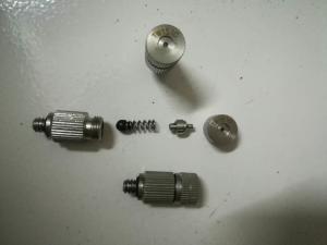 Quality SS high pressure foging spray nozzle with ruby oririfc wholesale
