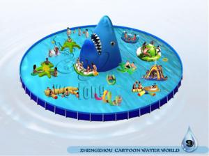 Quality inflatable water park, inflatable floating water park wholesale