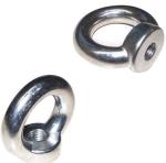 SS304 SS316 Forged Lifing Galvanized Oval Eye Nut DIN582 Zinc Plate Surface
