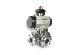Quality Trunnion Type 3 Way Ball Valve Flange wholesale