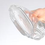 Wine tequila liquor whisky bottle Glass Bottle 500ml 750ml With Glass Lid Hot