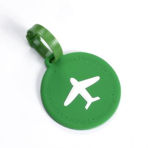 Quality Soft PVC Airport Luggage Tag Travel Bag Labels Baggage Handbag ID Tag Suitcase Tag Name Card Holder for Traveling wholesale