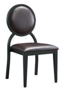 Quality Black Round Back Luxury Chair For Dining wholesale