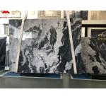 Hotel Surface Finishing Polished Italian Fendy Black Marble with White Veins