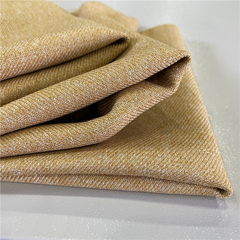 Dyed Heavyweight Mechanical Stretch Cavalry Twill Cation 325GSM Fake Wool Fabric for Suits