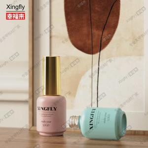 Quality 17ml Gel Nail Polish Custom Logo Luxury Bottles Container Packaging Gel Polish Bottle wholesale