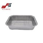 1.8lbs Rectangular Foil Trays 220x160mm Oil Resistance