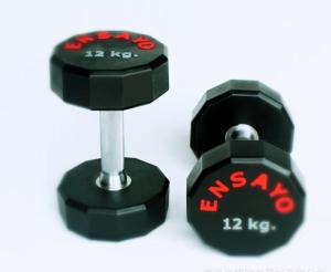 Quality PU coated dumbbells, twelve sided PU dumbbell home gym, PU dumbbell manufacturer wholesale
