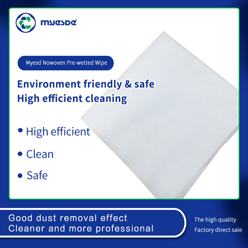 Sterile Pre Wetted Wiper 70% IPA Cleanroom Polypropylene Wipes For Semiconductor Lab